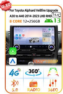 For Toyota Alphard Vellfire A30 to A40