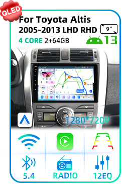 For Toyota Corolla Altis 2006-2013