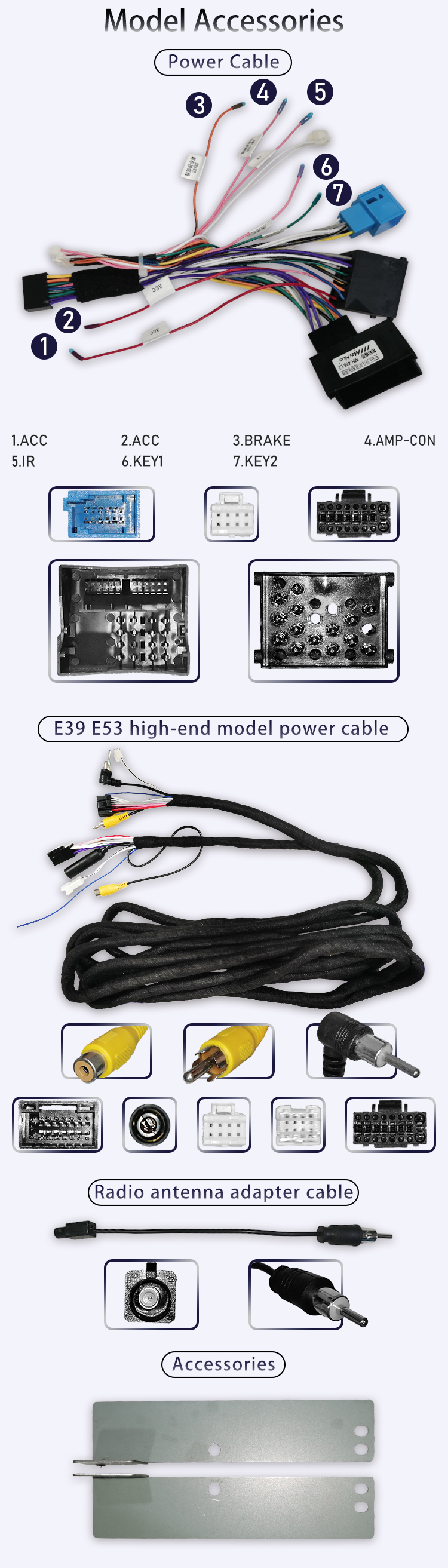 For BMW 5 Series E39 X5 E53 M5 1996-2007(图6)