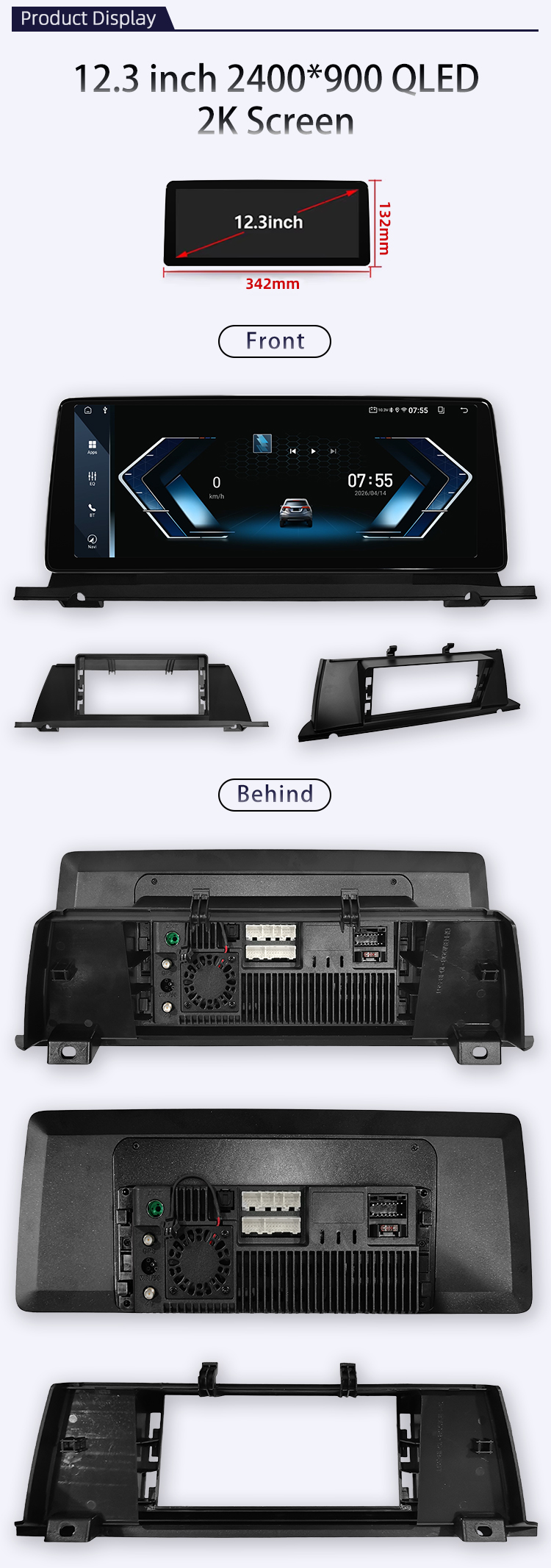 For BMW 5 Series GT F07 2010-2018(图6)