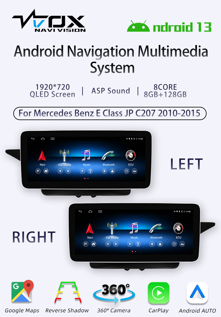 For Mercedes Benz E Class C207 2010-2015(图1)