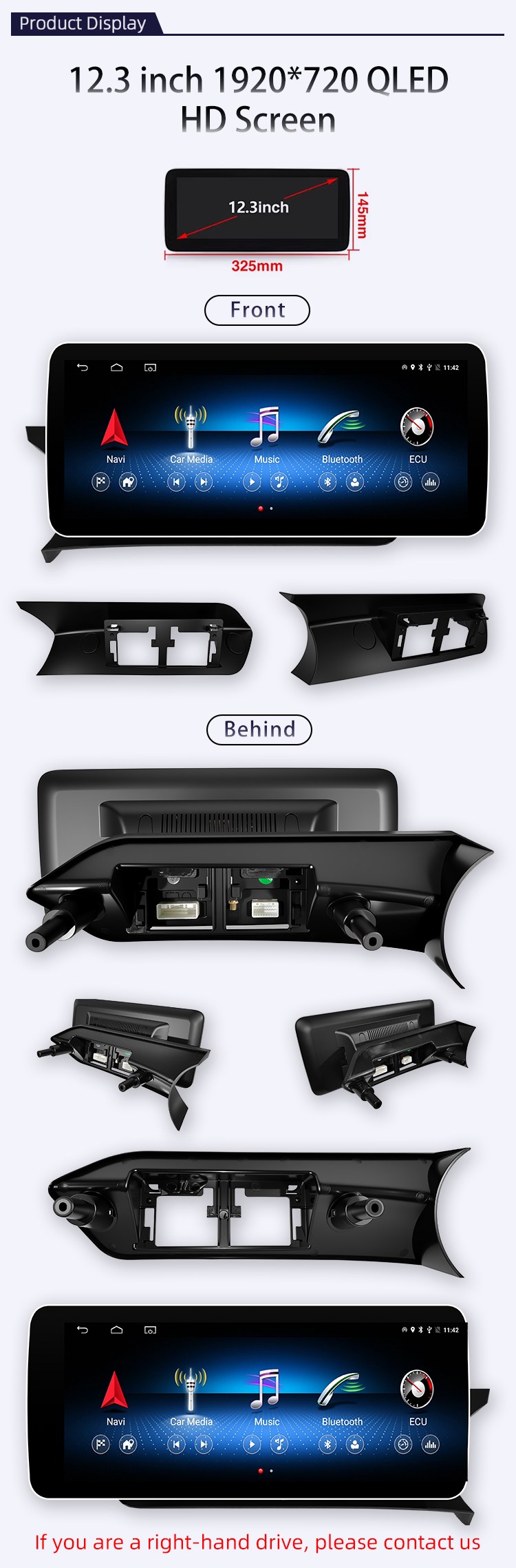 For Mercedes Benz C Class W204 2011-2014(图6)
