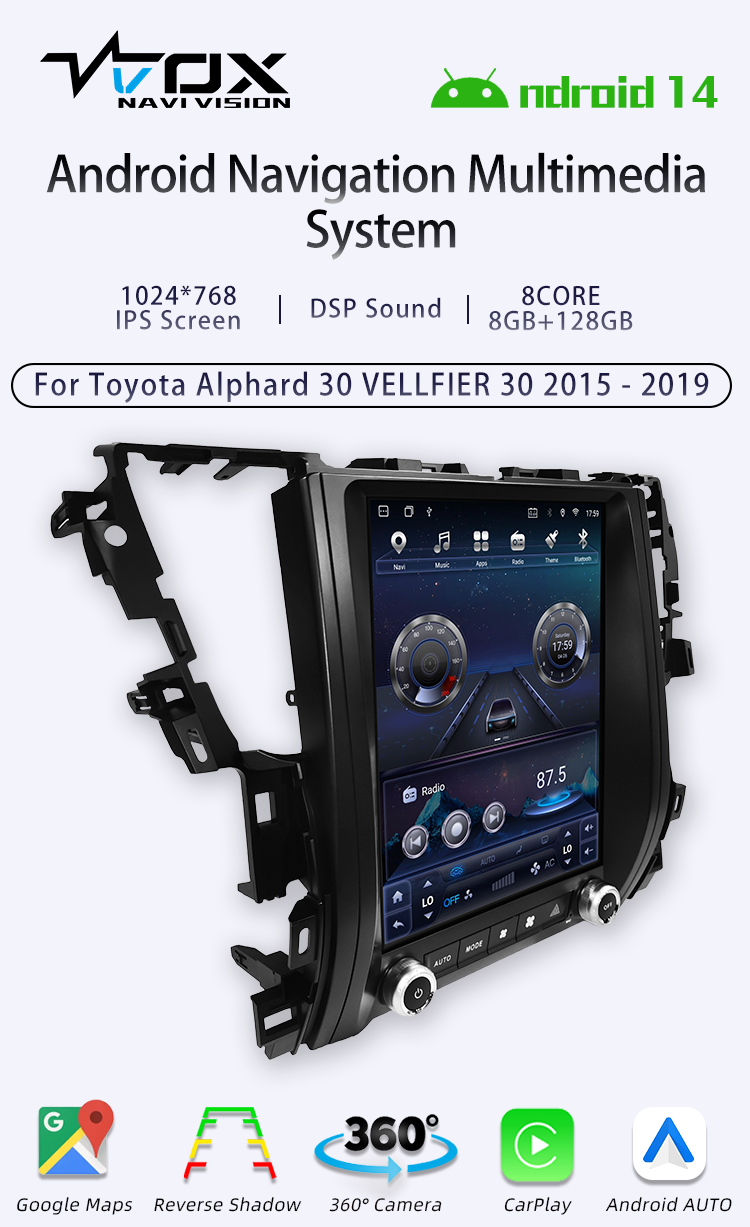For Toyota Alphard VELLFIER30 2015-2019(图1)