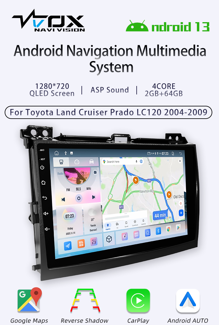 For Toyota Land Cruiser 120 Prado 2004-2009(图1)