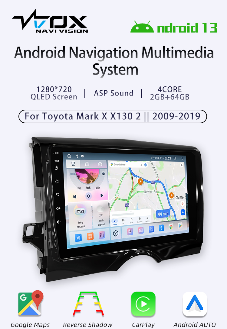 For Toyota Mark X X130 2 || 2009-2019(图1)