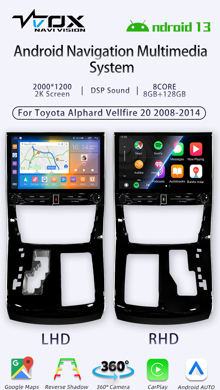 For Toyota Alphard Vellfire 20 2008-2014(图1)