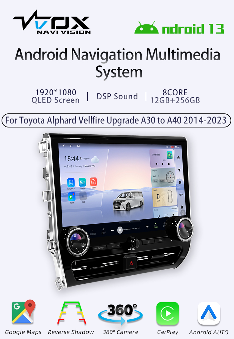 For Toyota Alphard Vellfire A30 to A40(图1)