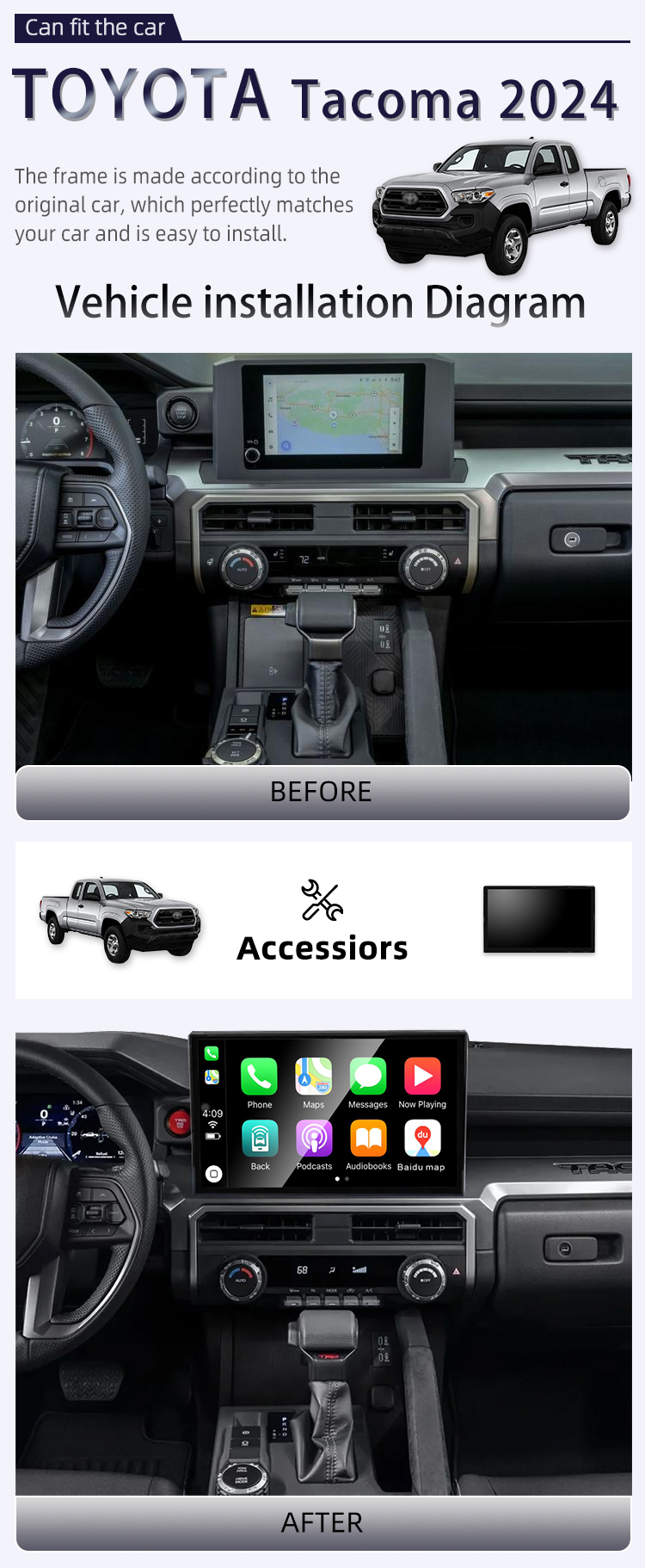 For Toyota Tacoma 2024(图2)