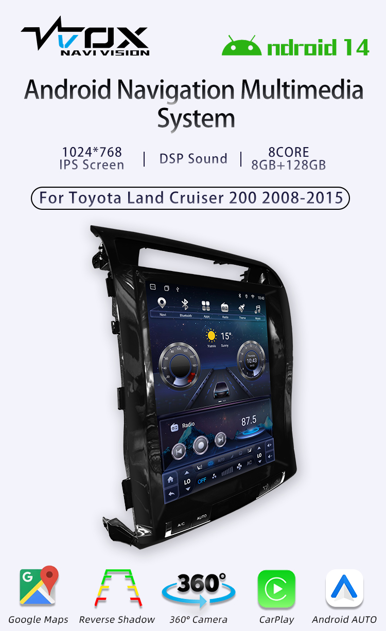 For Toyota Land Cruiser 200 2008-2015(图1)