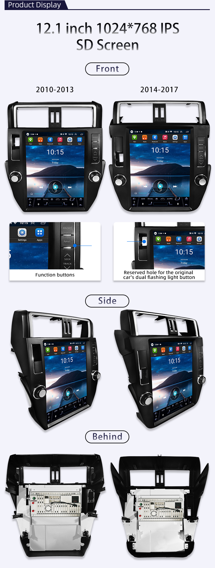 For Toyota Prado 2010-2017(图4)
