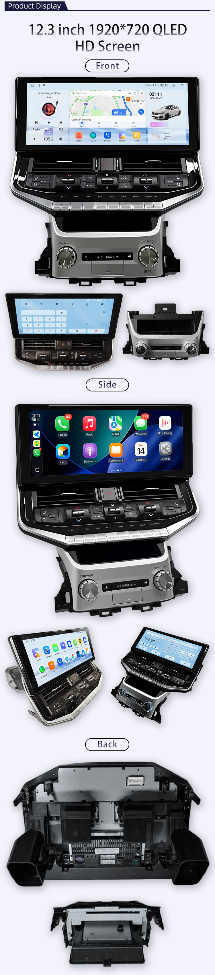 For Toyota Land Cruiser LC200 2007-2021(图4)