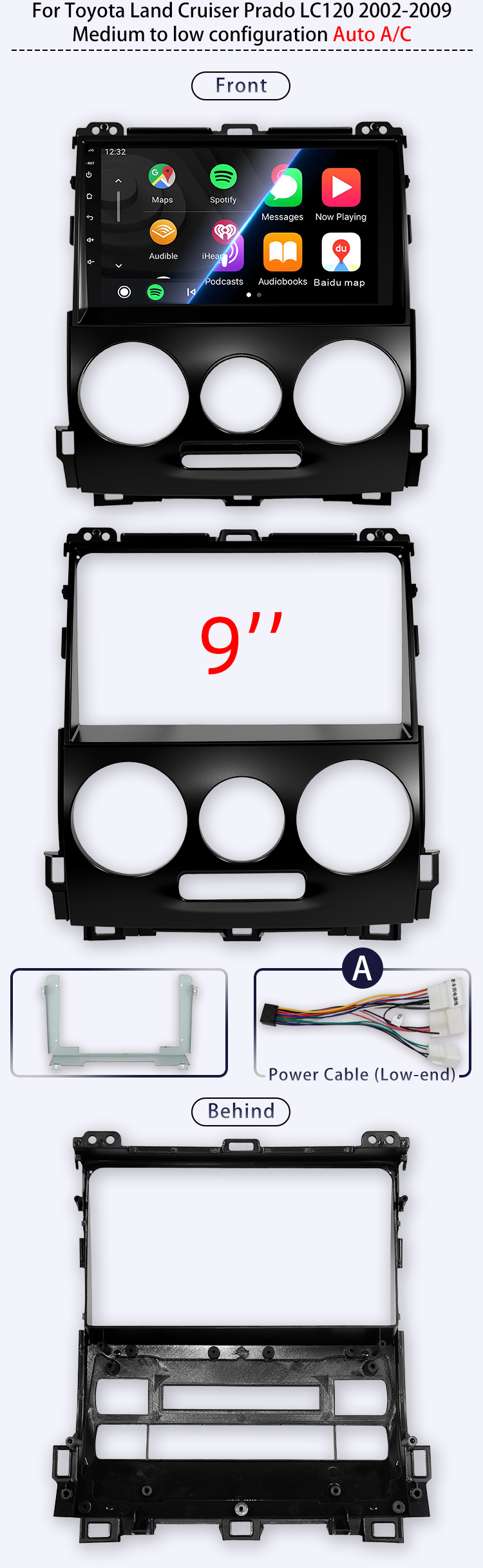 For Toyota Prado 120 Lexus GX LX470(图5)