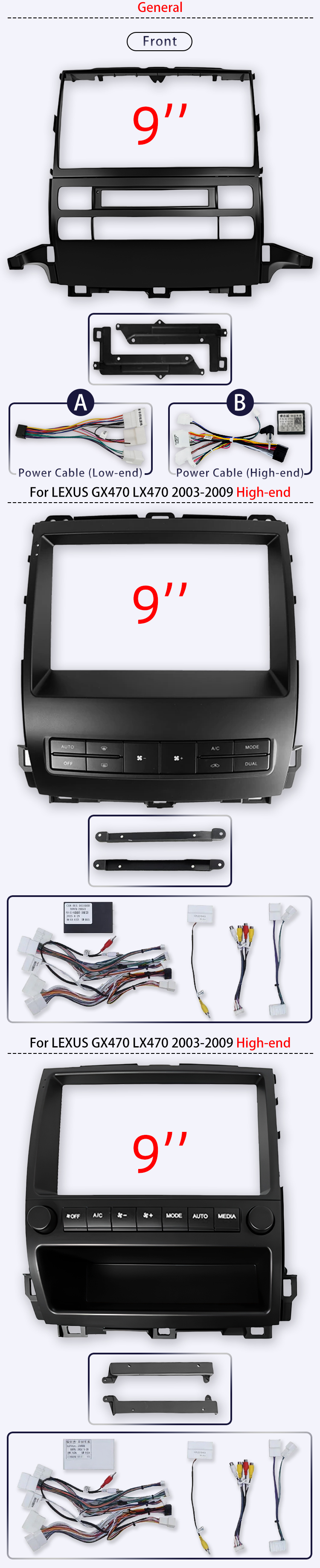 For Toyota Prado 120 Lexus GX LX470(图6)