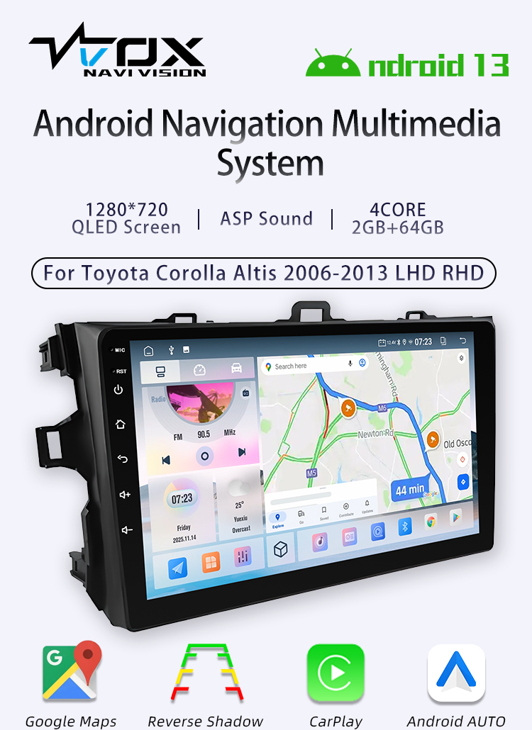For Toyota Corolla Altis 2006-2013(图1)