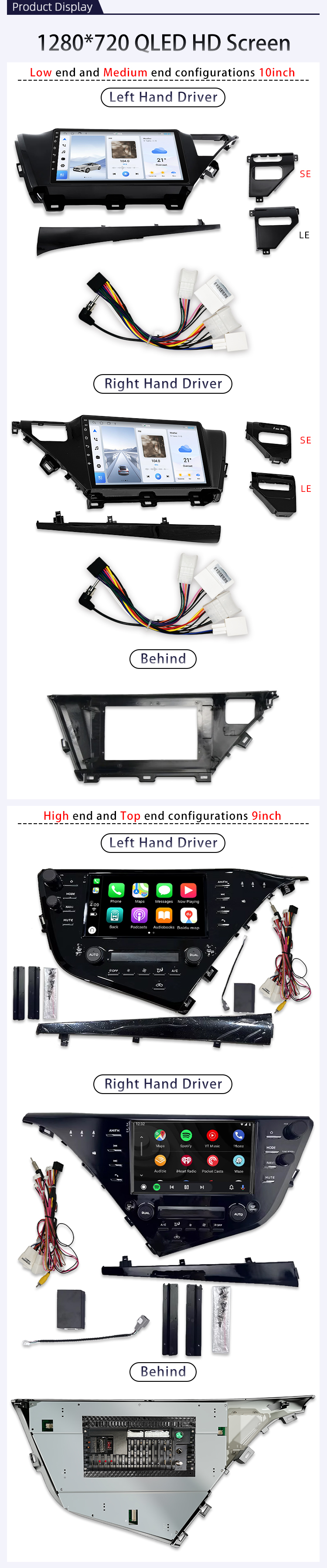 For Toyota Camry 8 XV 70 2017-2020(图4)