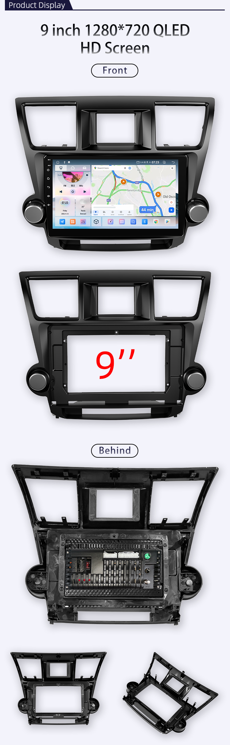 For Toyota Highlander 2 XU40 2007-2013(图4)