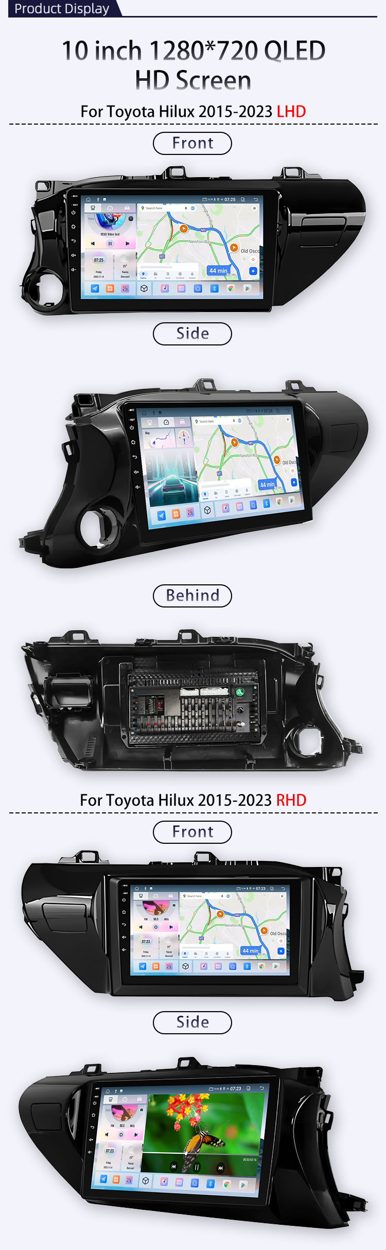 For Toyota Hilux 2015-2023(图4)