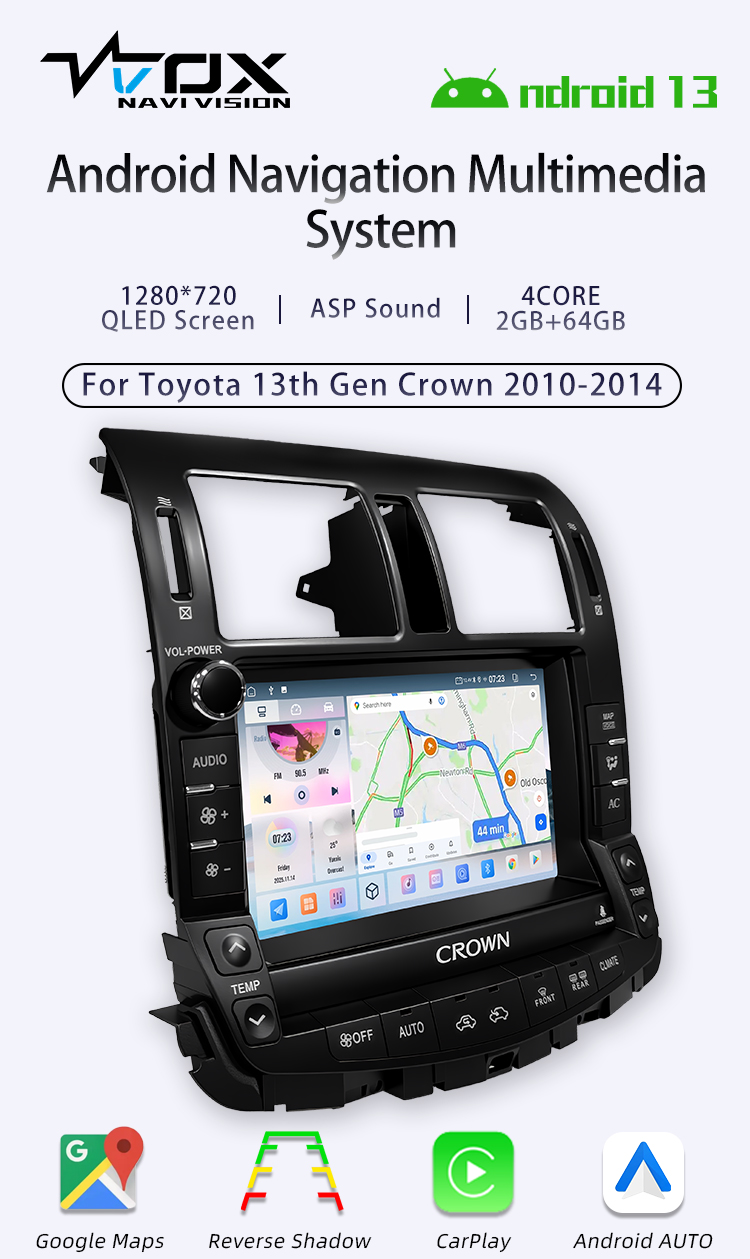For Toyota 13th Gen Crown 2010-2014(图1)