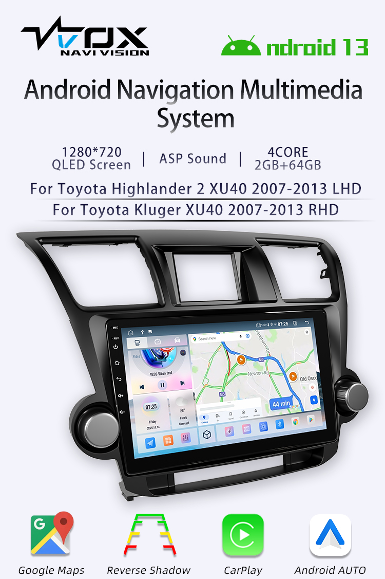 For Toyota Highlander 2 XU40 2007-2013(图1)