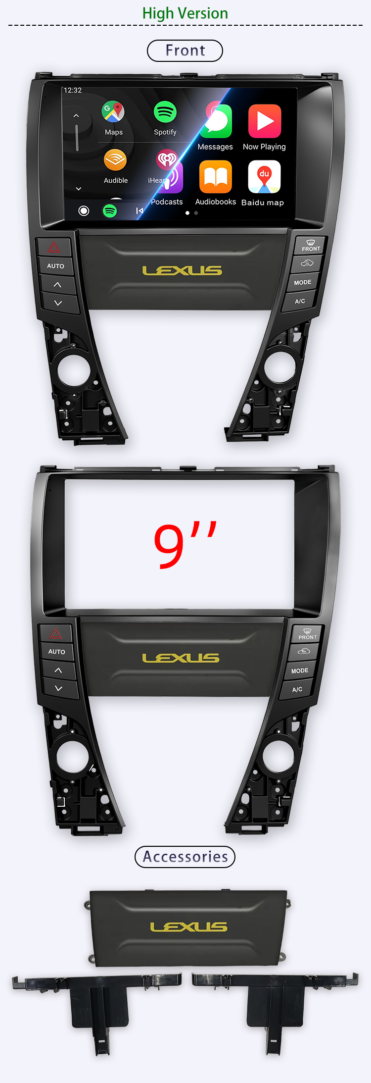 For LEXUS 5th Gen ES350 XV40 2006-2012(图5) For LEXUS 5th Gen ES350 XV40 2006-2012(图5)