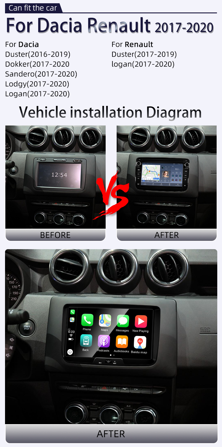 For Dacia Renault 2017-2020(图2) For Dacia Renault 2017-2020(图2)
