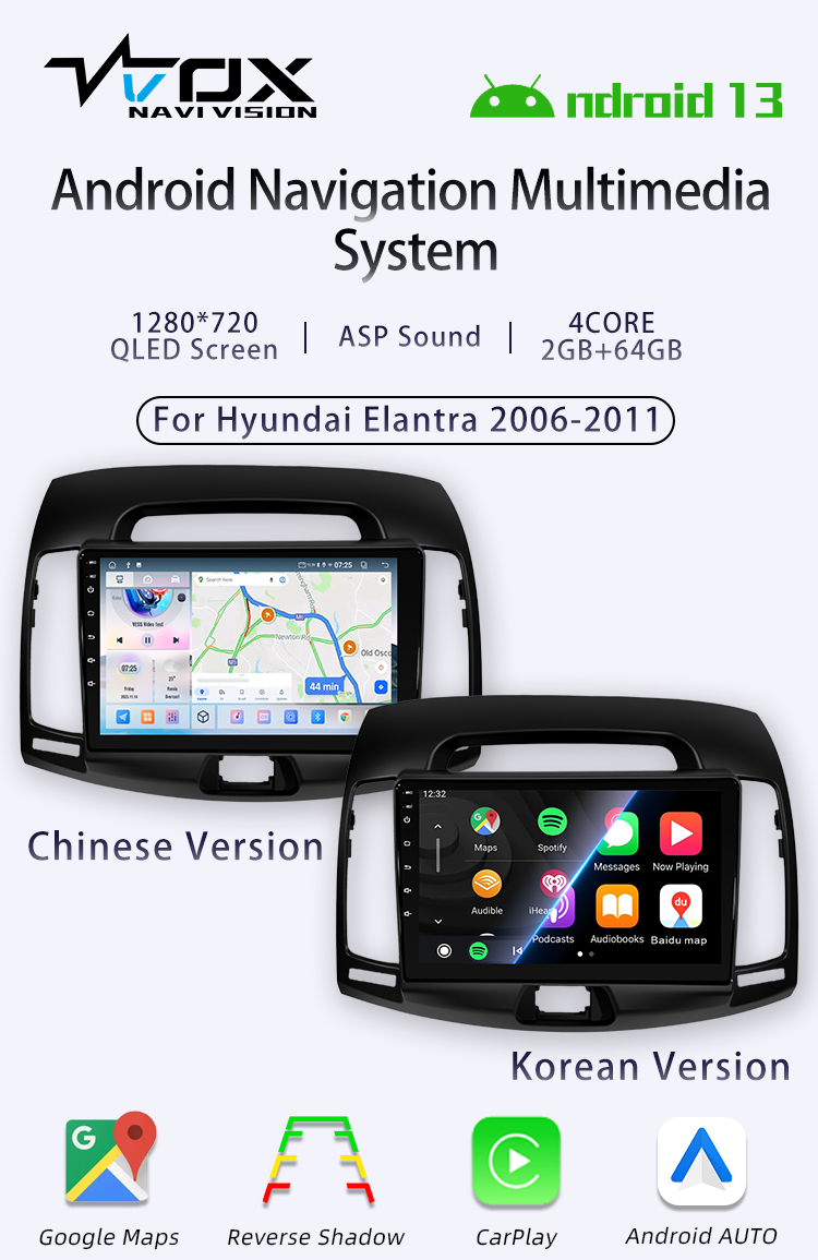 For Hyundai Elantra 2006-2011(图1)