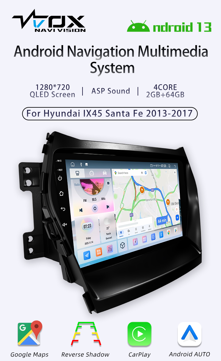 For Hyundai IX45 Santa Fe 2013-2017(图1)