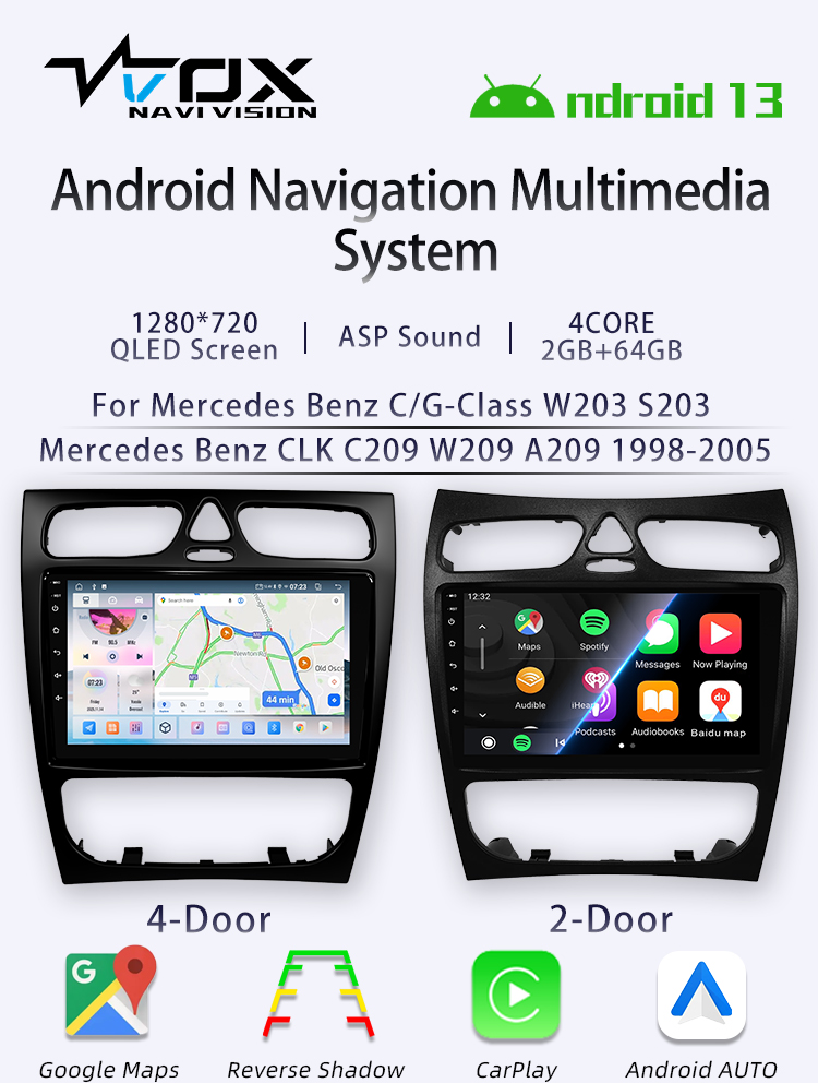 For Mercedes C/G/CLK W203 C209(图1)