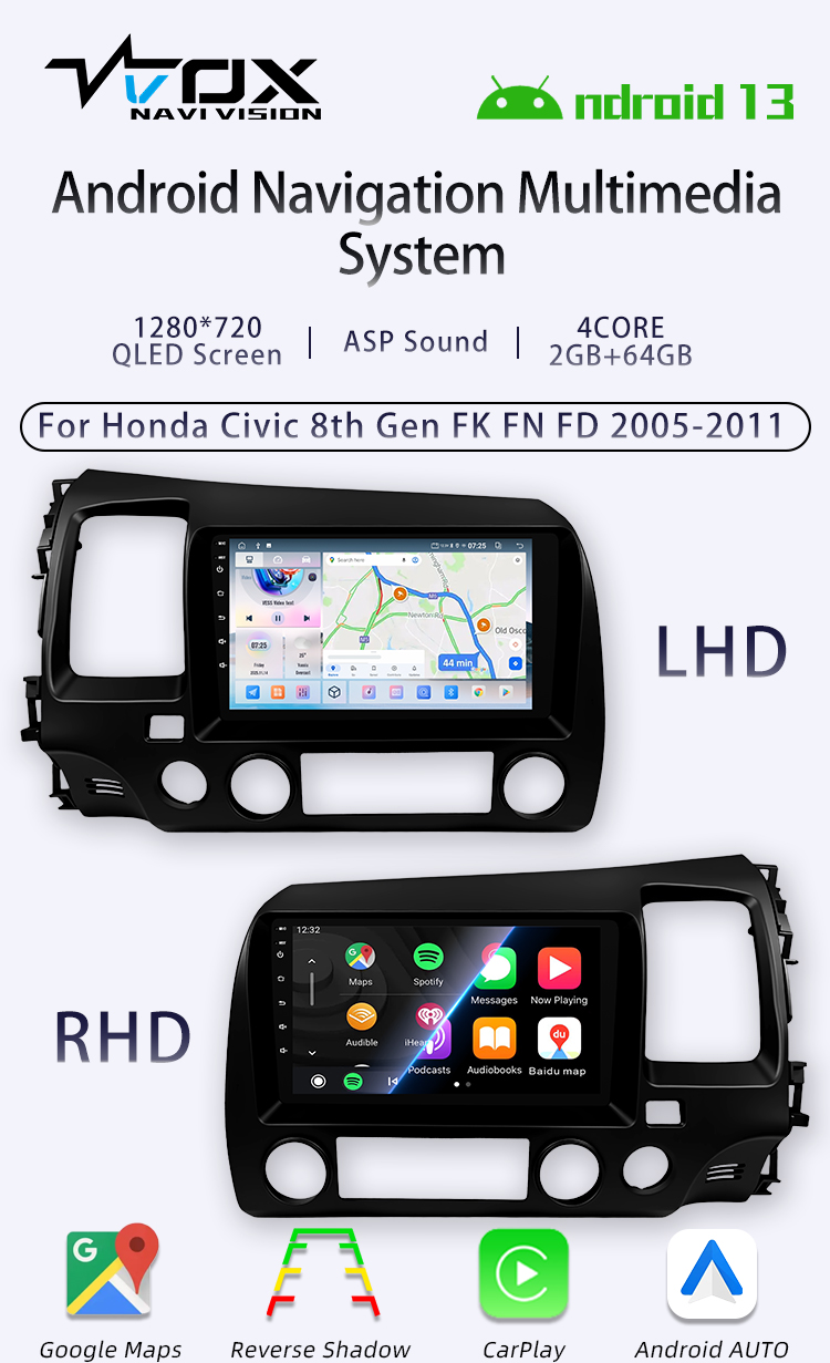 For Honda Civic 8th Gen FK FN FD(图1)