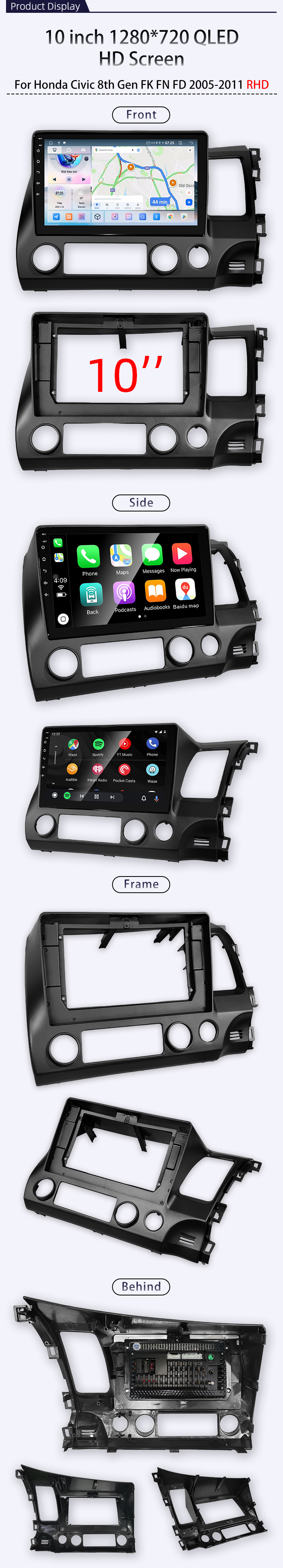 For Honda Civic 8th Gen FK FN FD(图4)