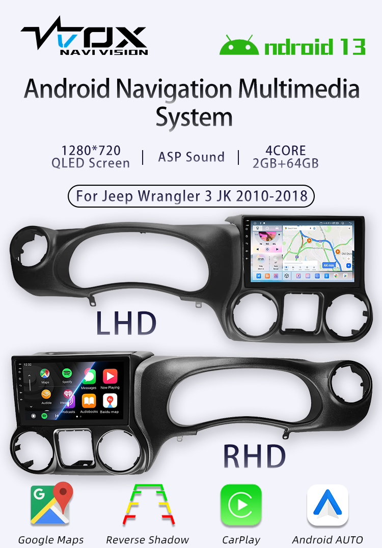 For Jeep Wrangler 3 JK 2010-2018(图1)